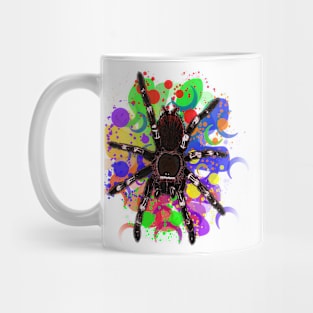 Tarantula Paint Splatter Mug